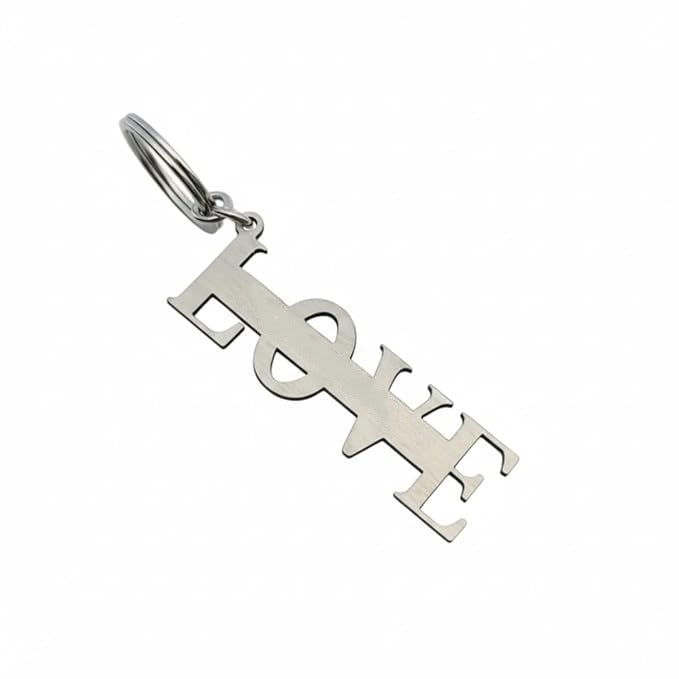 Love Metal Keychain