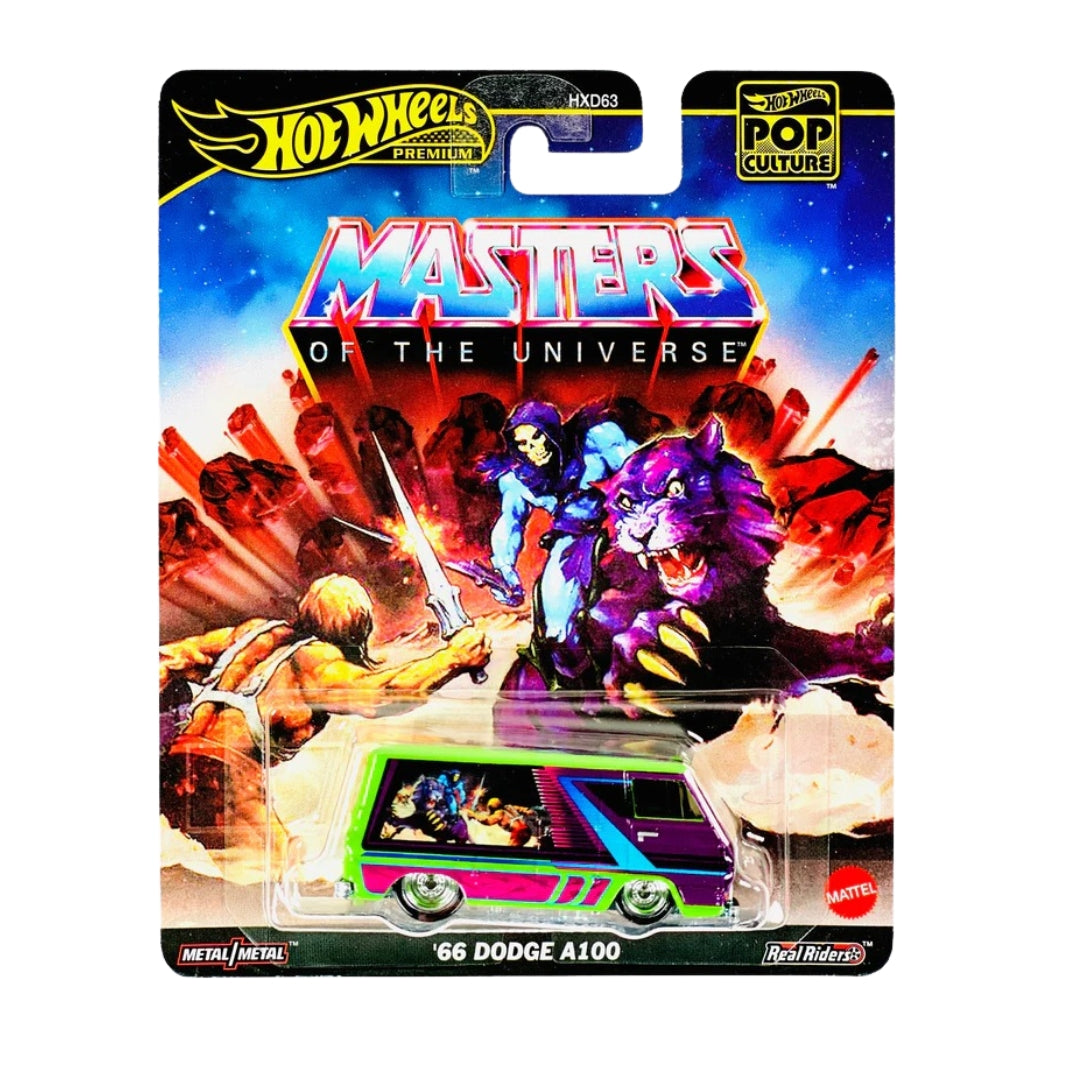 Hot Wheels Scale 1:64 USA imported 2025 Premium Pop Culture Masters Of The Universe Diecast Model Cars - '66 Dodge A100