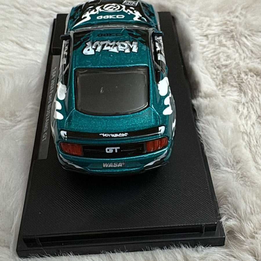 Scale 1 :64 CCA 2018 Ford Mustang GT With Acrylic Case - Box damaged Car In Mint Condition