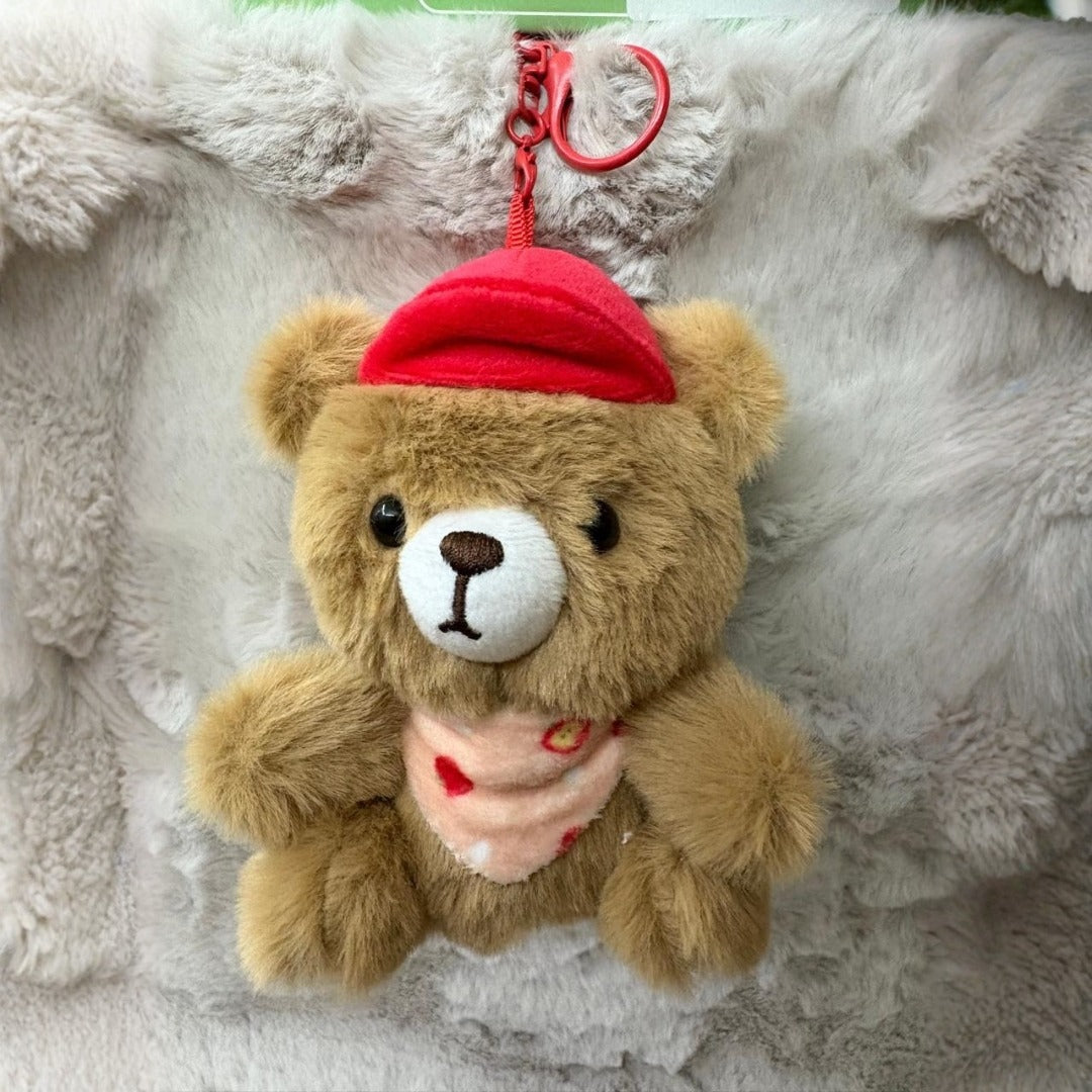 Teddy Bear Plushie with Keychain