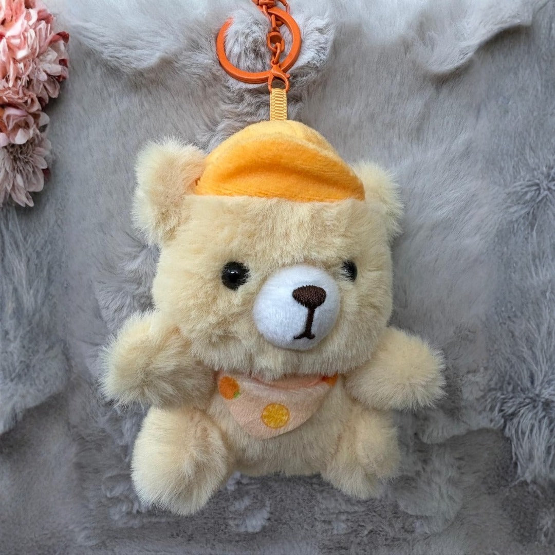 Teddy Bear Plushie with Keychain