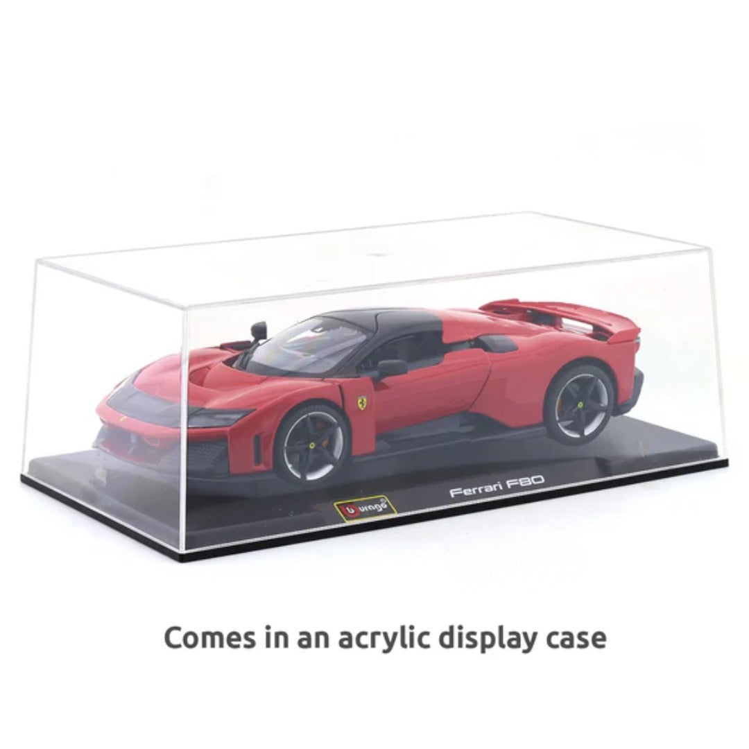 Ferrari F80 with Acrylic Case 1:24 Bburago Licensed Diecast Model Car | Buy in India