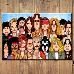The World Of Rock Wall Art (Small)