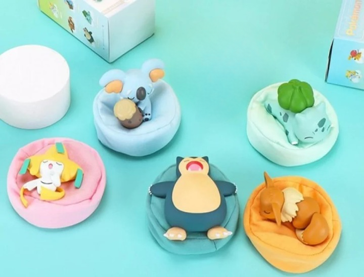 Cute Sleeping Bean Bag Pokémon Figures ( Choose from DropDown)
