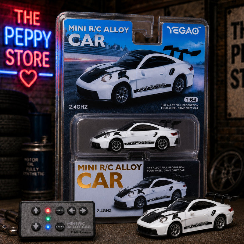 Porsche 911 Grey | Yegao Mini Alloy Rc Car | 1:64