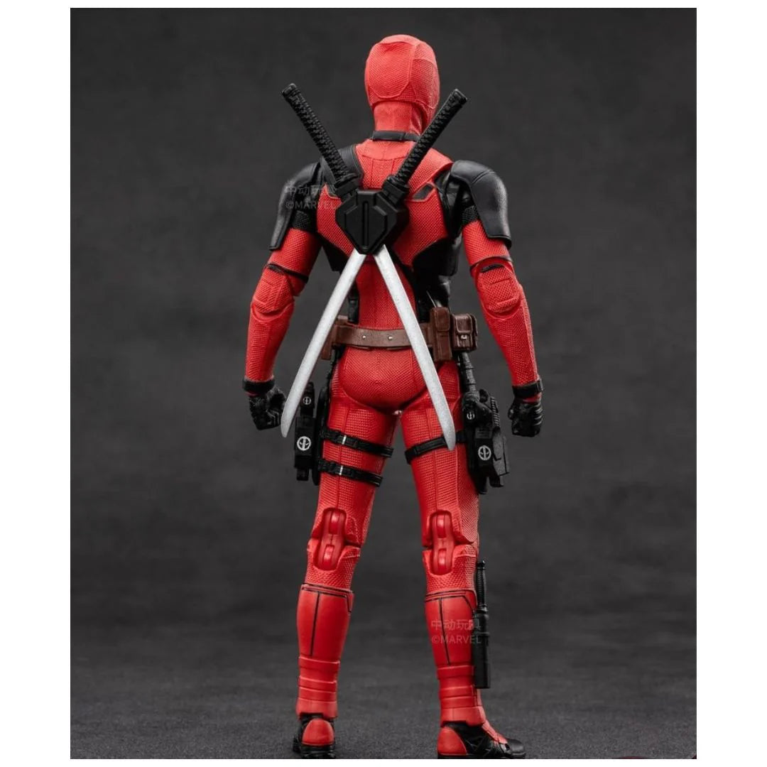 Marvel Studios Deadpool & Wolverine : 1:10 Scale Deadpool Action Figure by ZD Toys (Size-7 Inch)