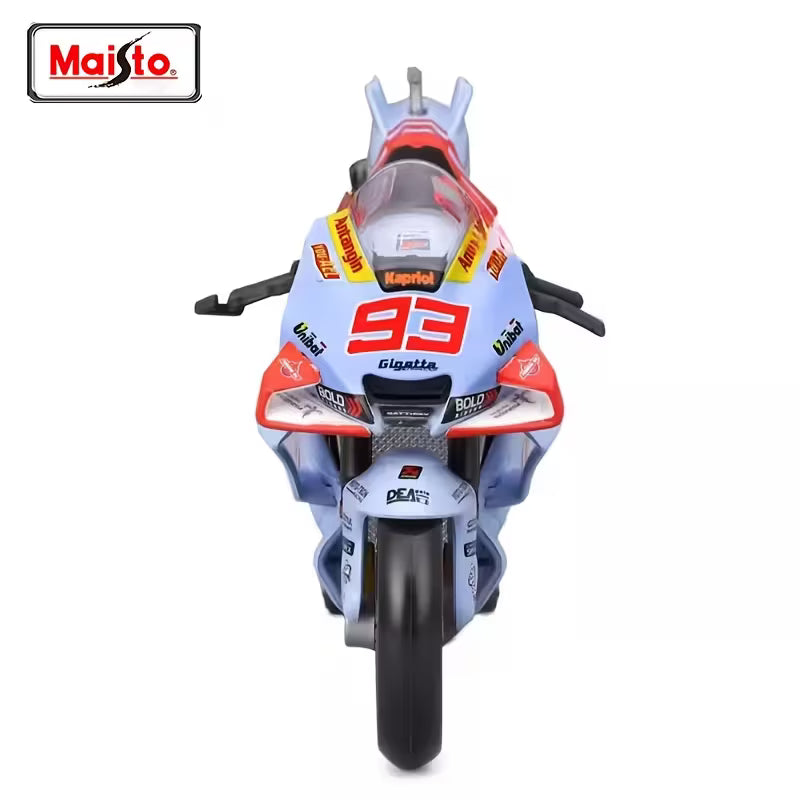 Maisto - 1 : 18 Diecast Scale Model - Official Licensed Product - Team Gresini Racing Moto GP Season 2024 #93 Marc Marquez
