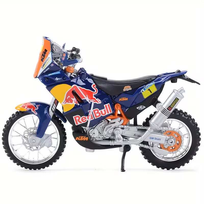 Bburago - 1 : 18 Diecast Scale Model -  Official Licensed Product - KTM 450 Rally (Dakar Rally)