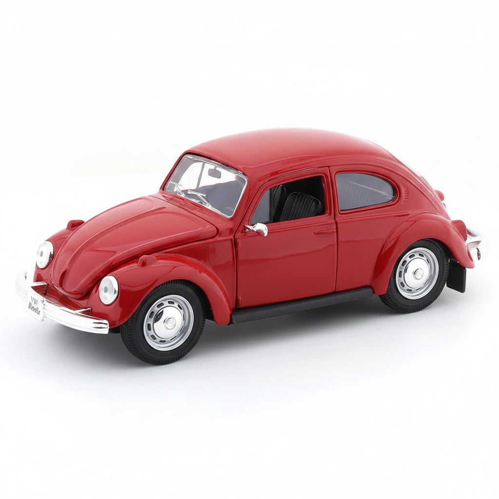 Maisto Volkswagen Beetle Red 1:24 Scale Die-Cast Model Car with Acrylic Display Box