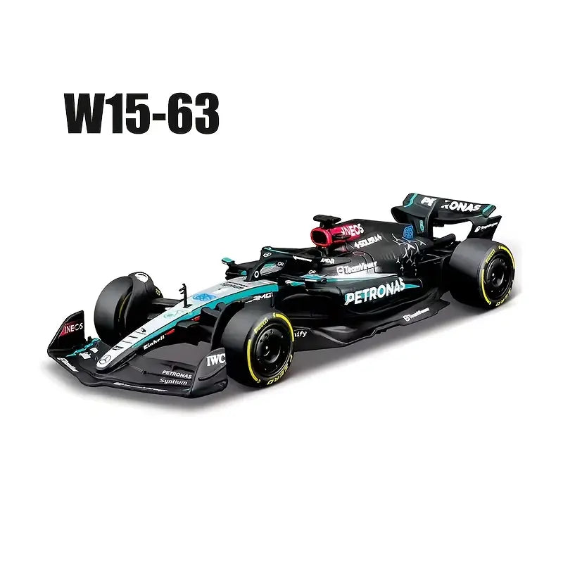 Bburago - 1/43 Diecast Scale Model - 2024 Mercedes-AMG Petronas F1 W15  #63 George Russell