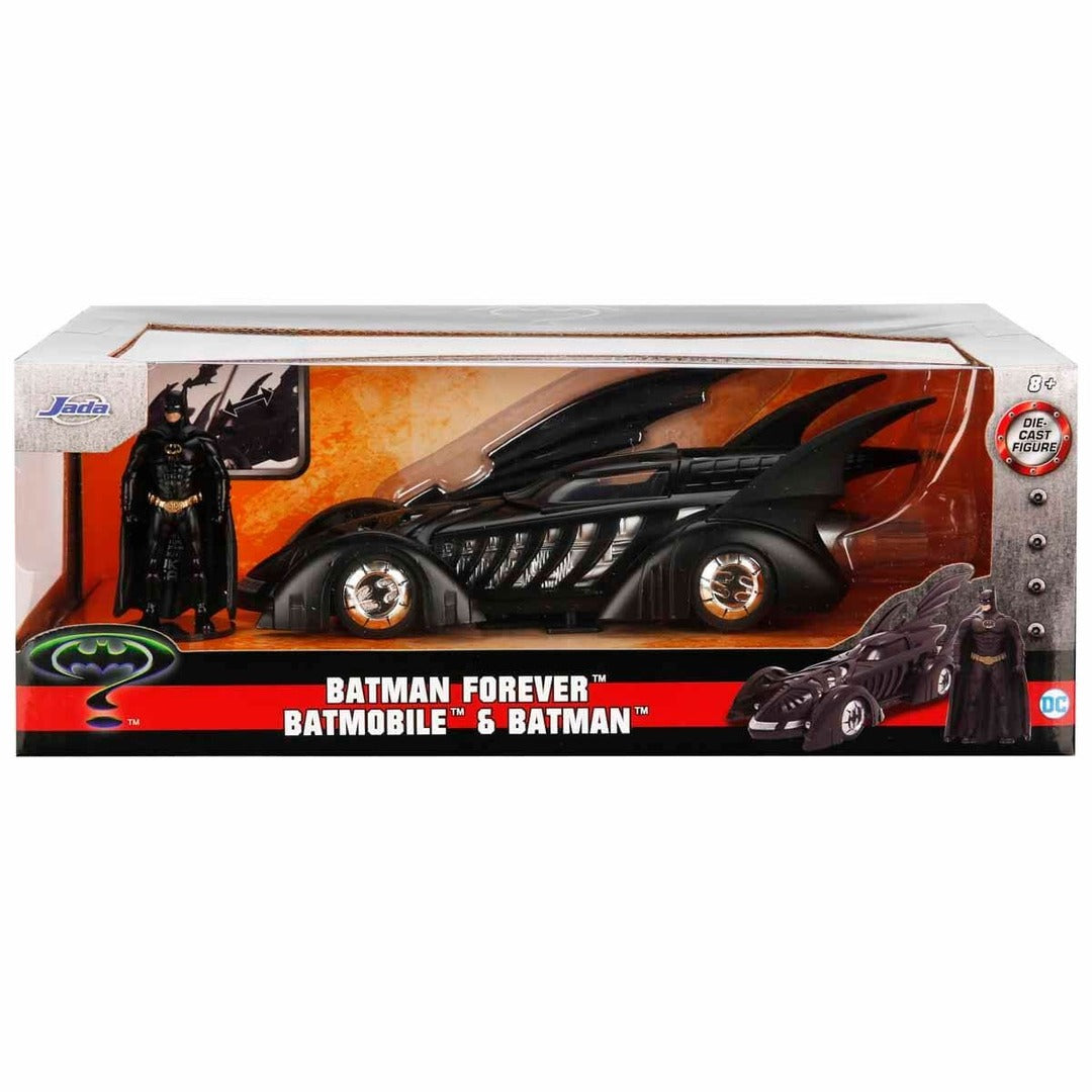 Jada Batman Forever Batmobile & Batman Diecast Set with box and contents