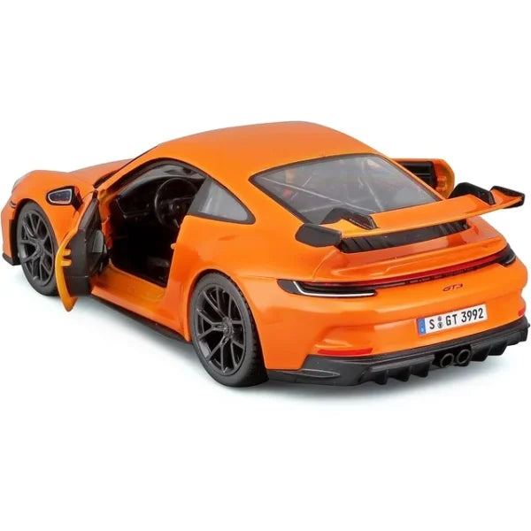 Bburago - 1 : 24 Diecast Scale Model - 2022 Porsche 911 GT3 (Orange) - Official Licensed Product