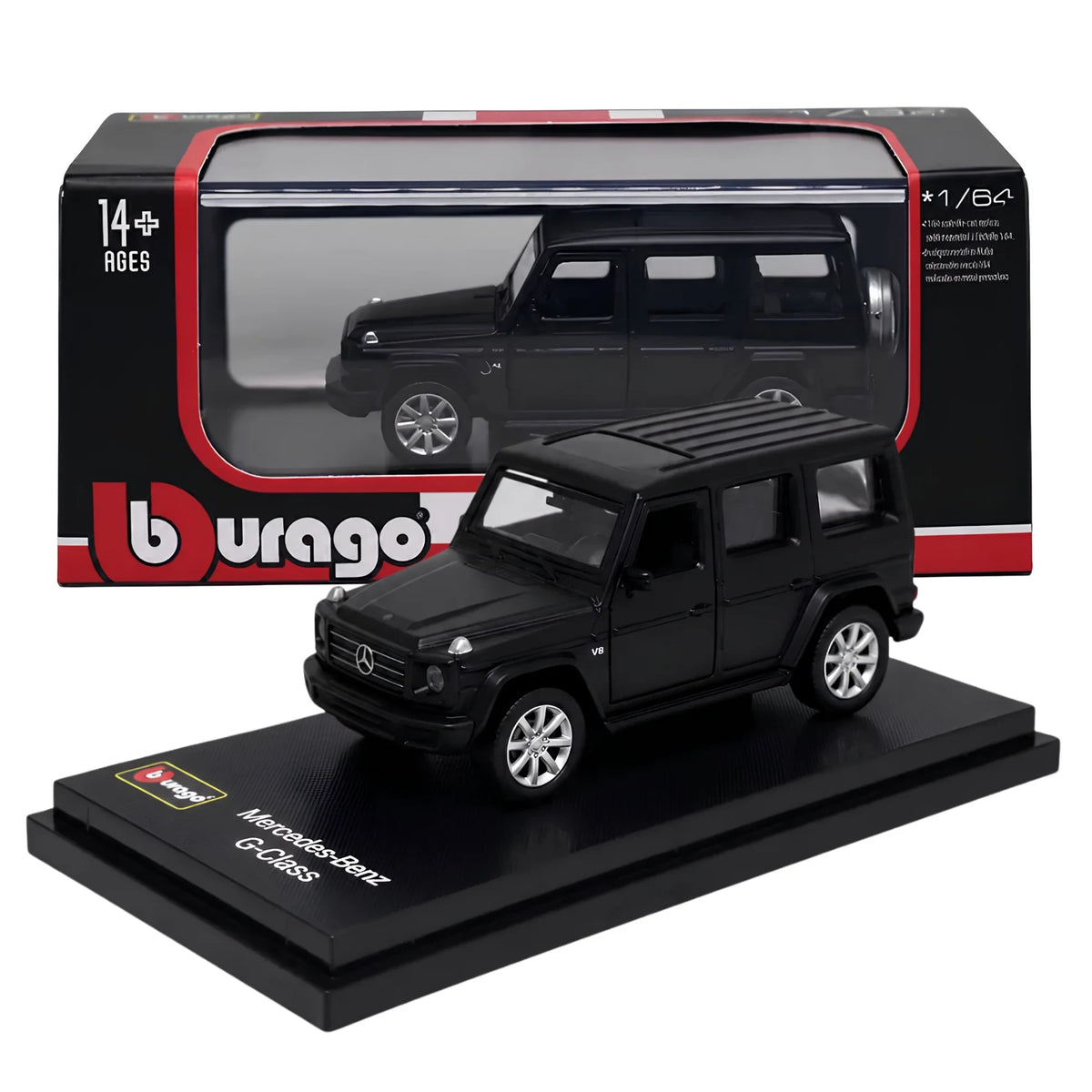 Bburago Mercedes-Benz G-Class 1:64 Scale Black Die-Cast Model Car