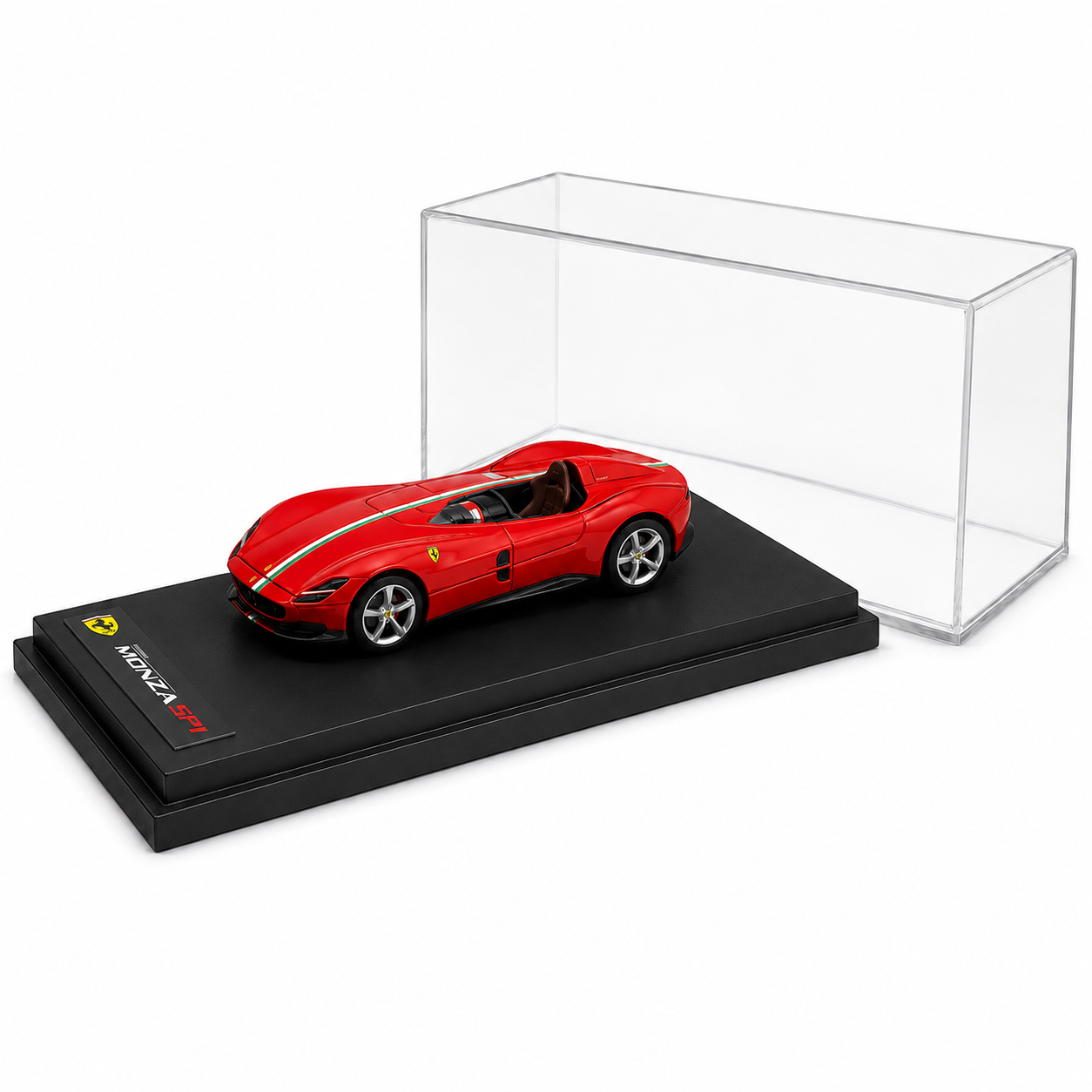Burago Ferrari Monza SP1 Die-Cast Model Car – 1:64 Scale Collectible