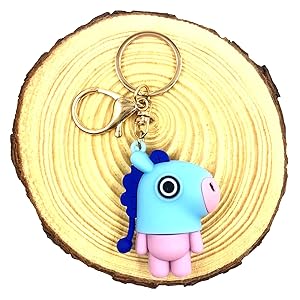 BT21 Mang 3D Silicon Keychain With Bagcharm
