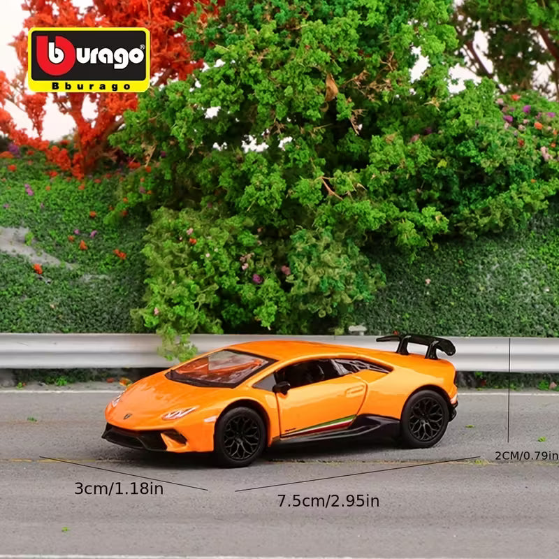 Official Bburago Lamborghini Huracan Performante - 1 : 64 Diecast Scale Model