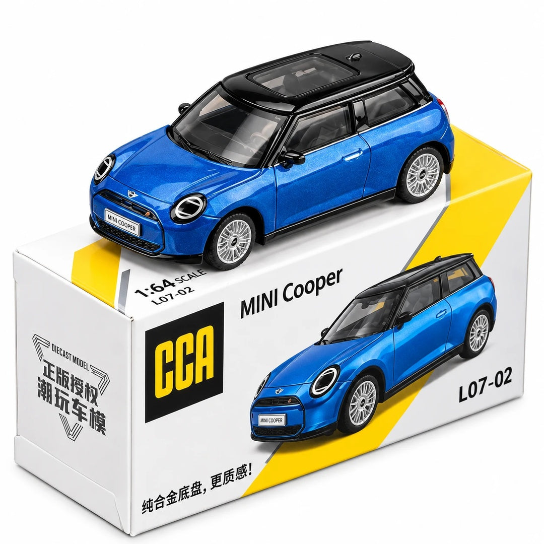 CCA MINI Cooper 1:64 scale diecast model car L07-02 with box