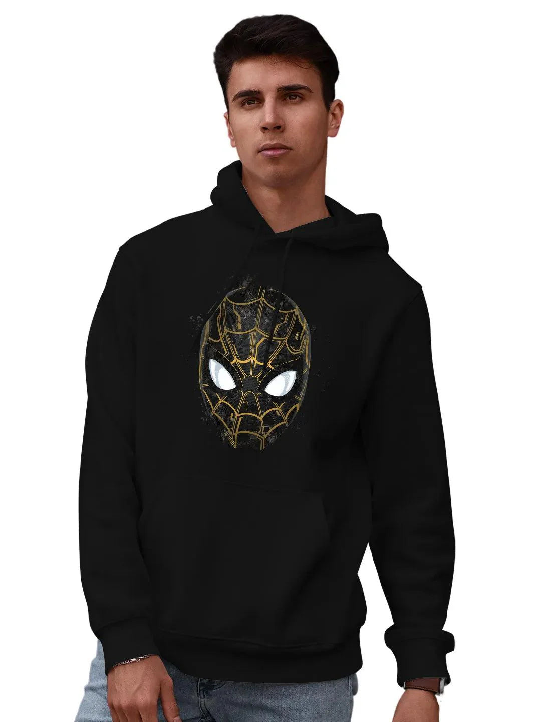 Spidey Black and Gold - Hoodie (Select From Drop Down Menu) - ThePeppyStore