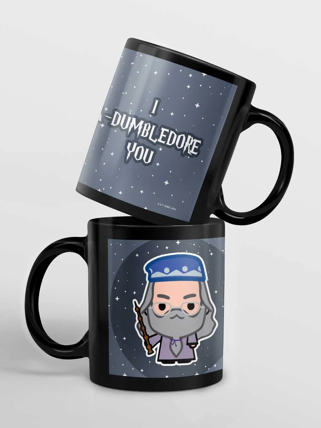 Harry Potter I Dumbledore You Ceramic 3D Black Coffee Mug - 325 Ml