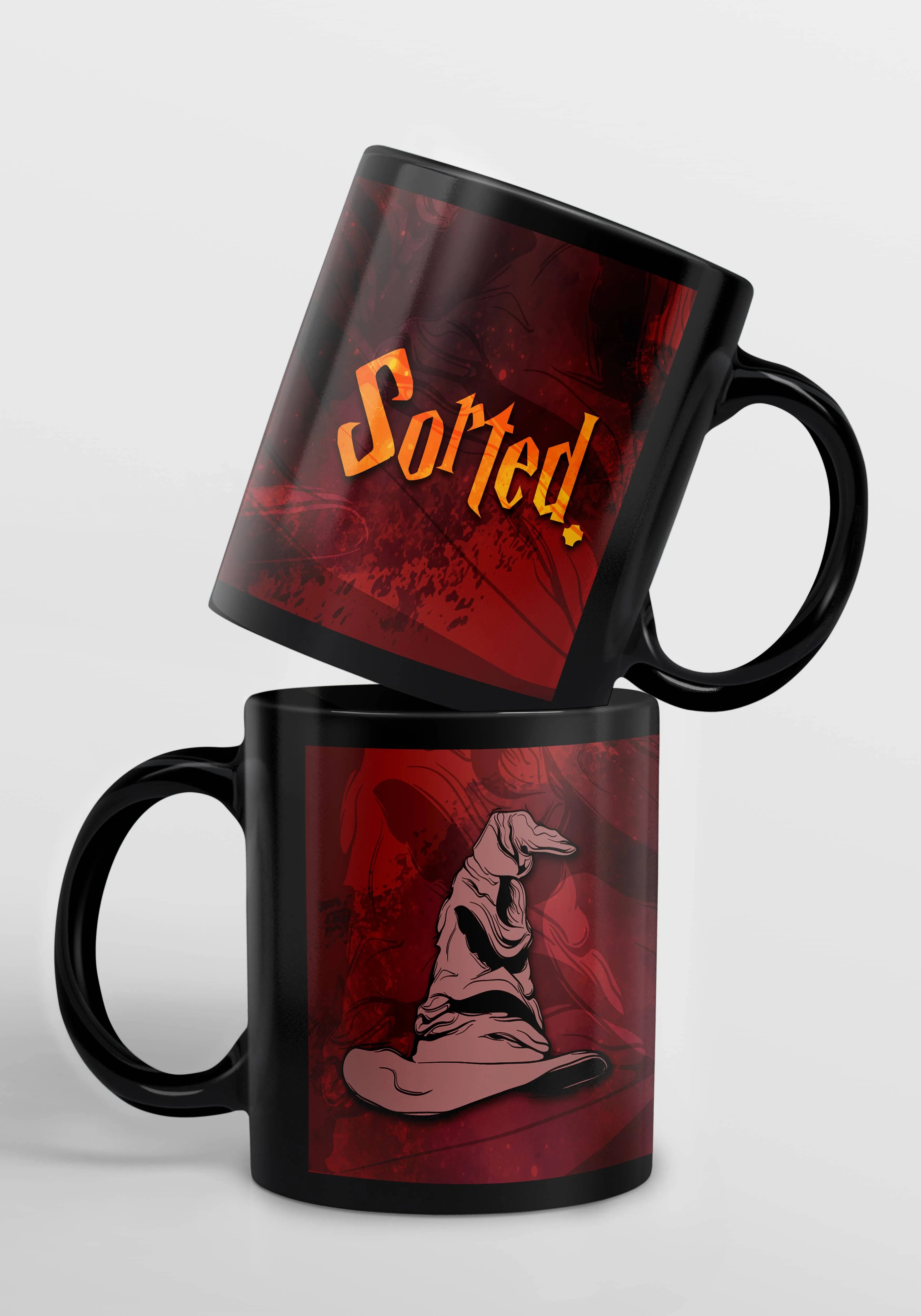 Harry Potter Sorted Hat Ceramic 3D Black Coffee Mug - 325 Ml