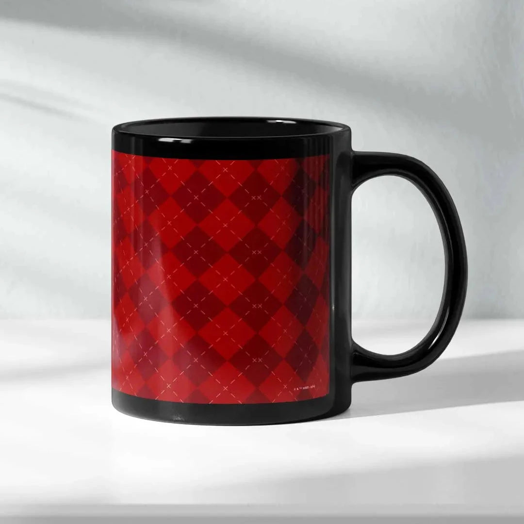 Harry Potter Crest Gryffindor Ceramic 3D Black Coffee Mug - 325 Ml