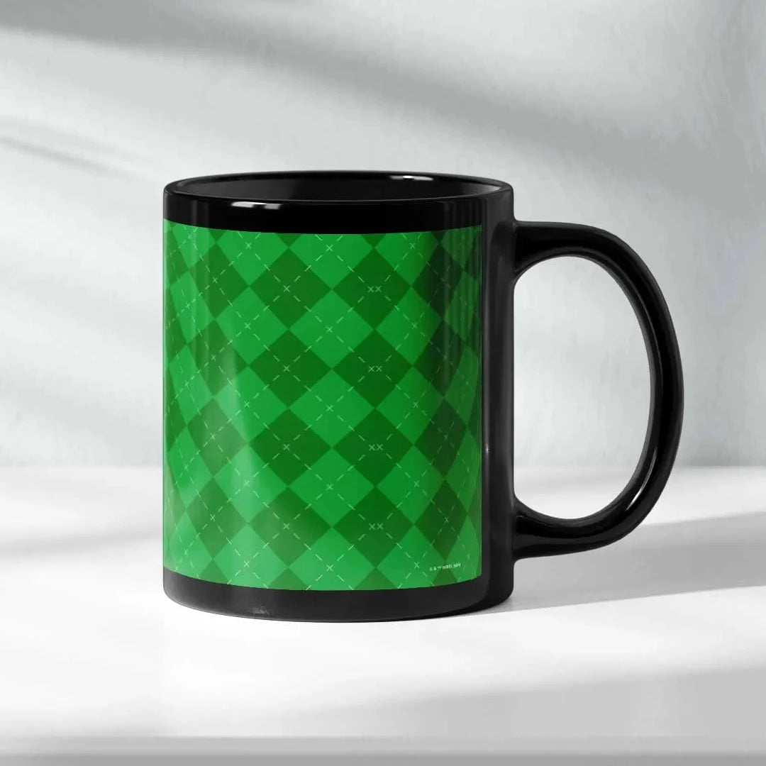 Harry Potter Crest Slytherin Ceramic 3D Black Coffee Mug - 325 Ml