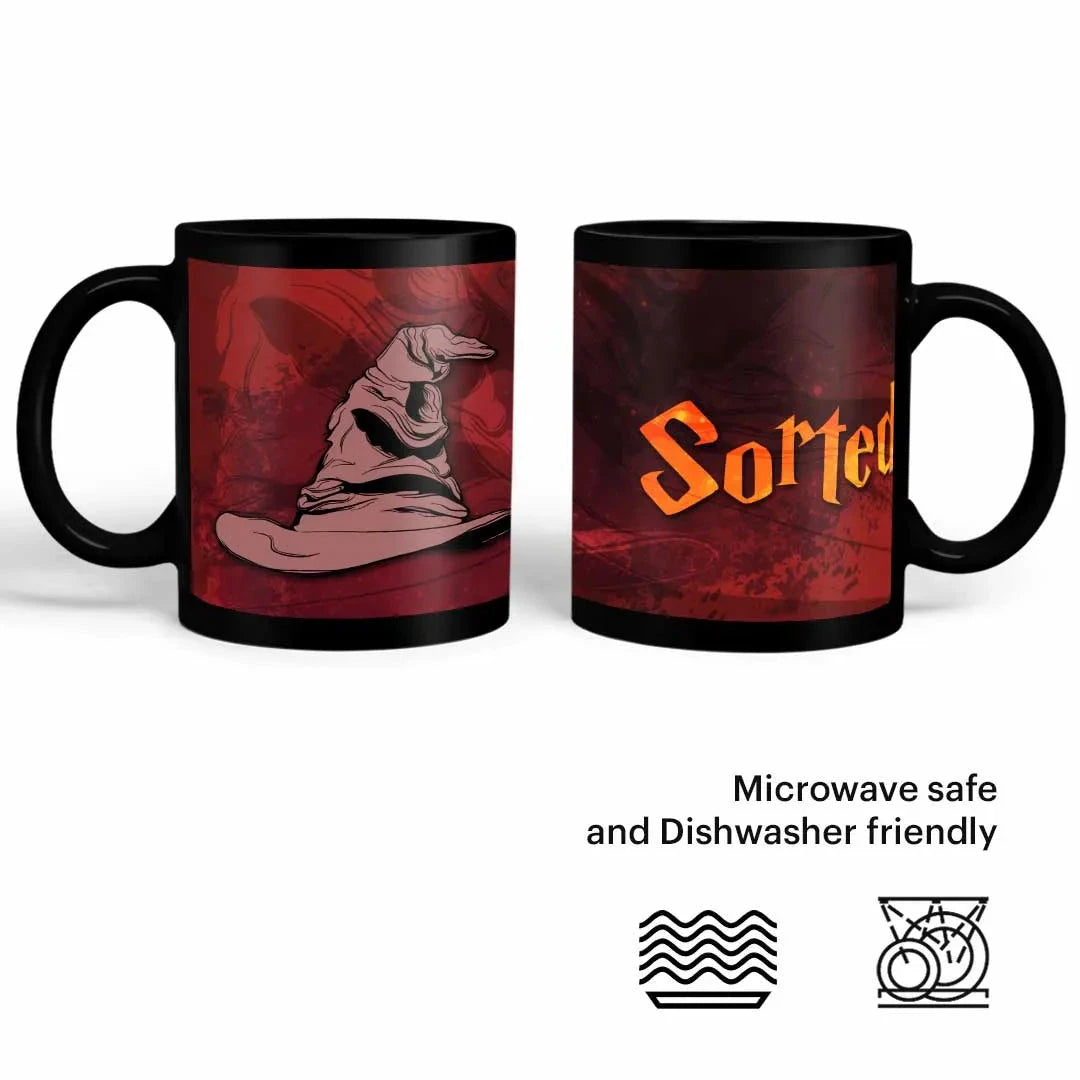 Harry Potter Sorted Hat Ceramic 3D Black Coffee Mug - 325 Ml