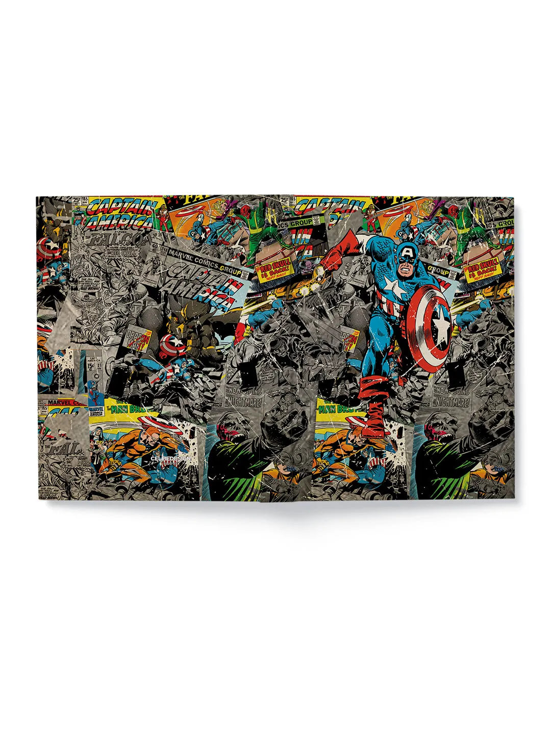 Comic Captain America Hardbound Diary