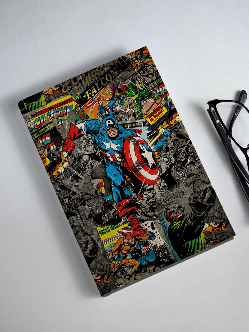 Comic Captain America Hardbound Diary