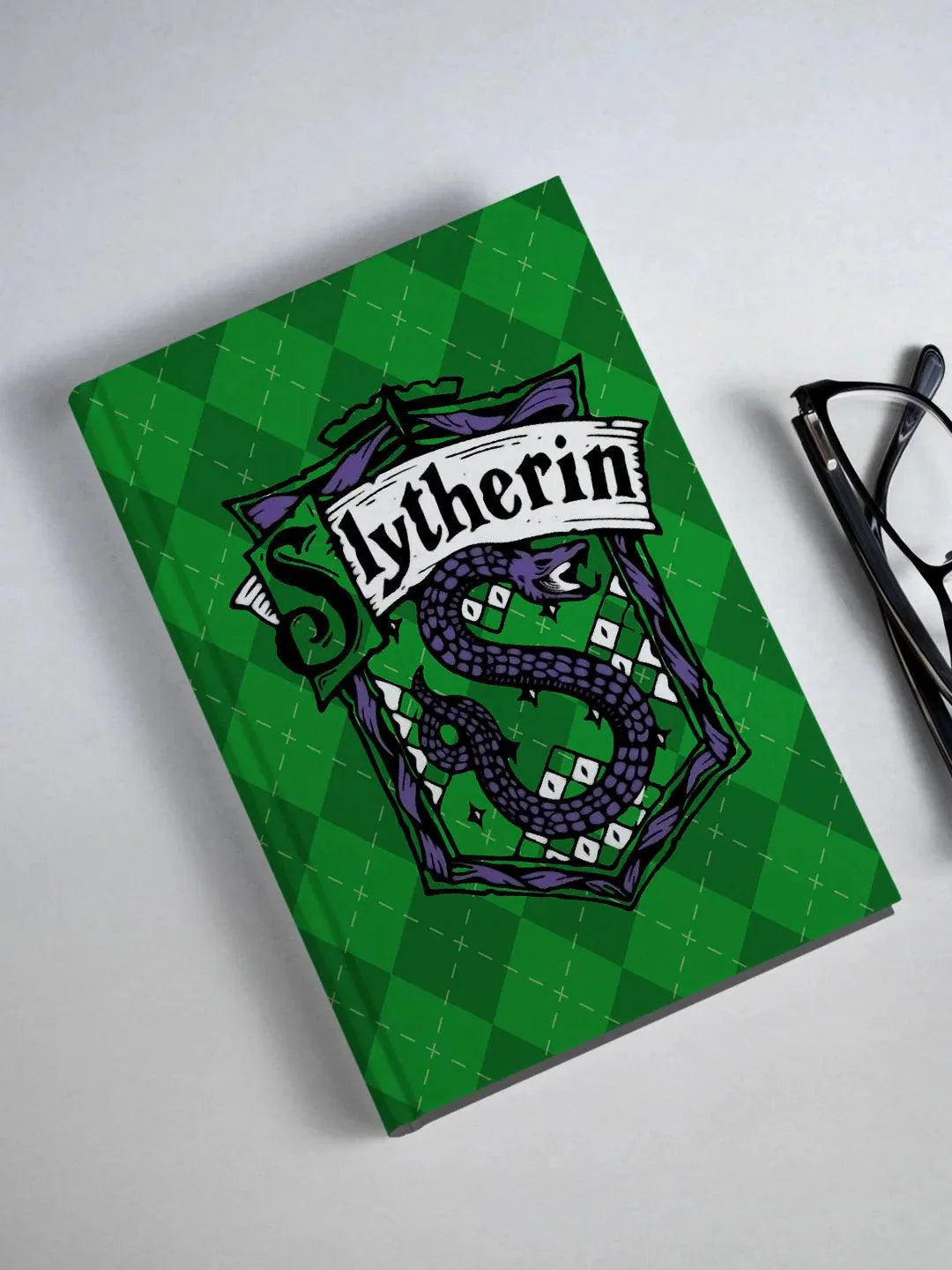 Harry Potter Slytherin Hardbound Diary - ThePeppyStore