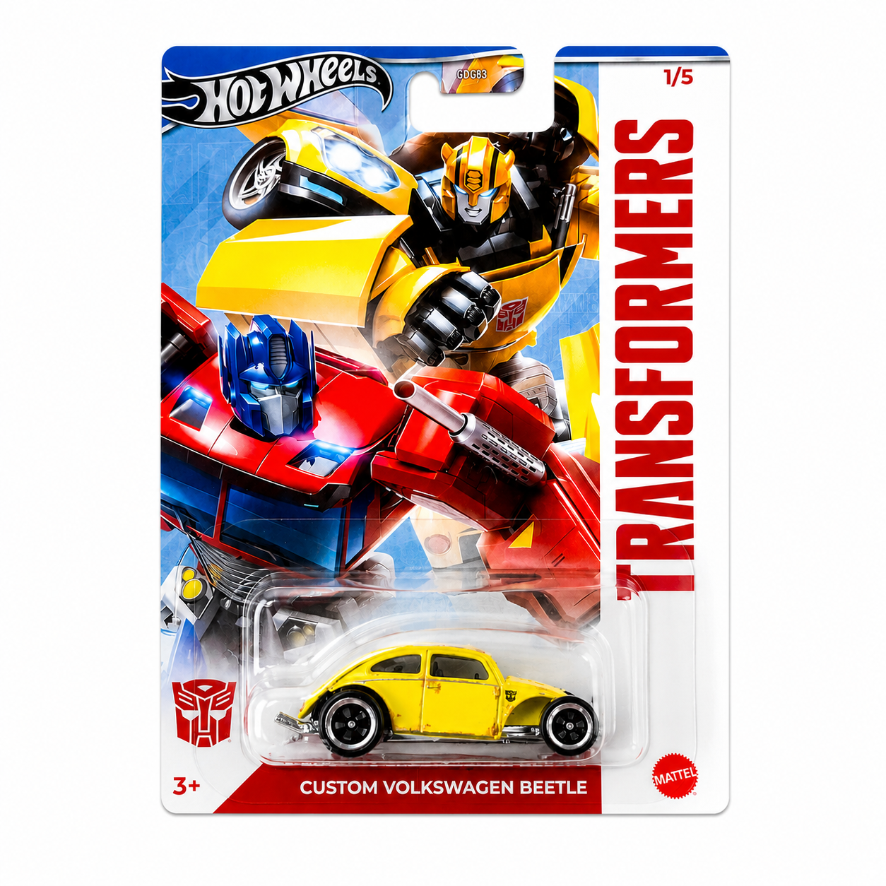 Hot Wheels Imported Silver Series Transformer Custom Volkswagen Beetle Vehicles Exclusive Collection