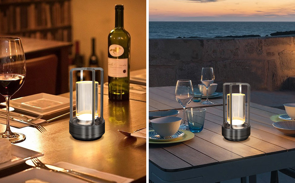 Touch Control Crystal Lamp - USB Chargeable
