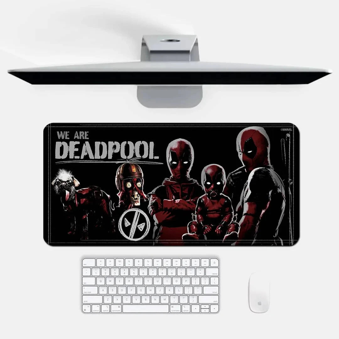 Deadpool Family Desk Mat - Neoprene - Medium