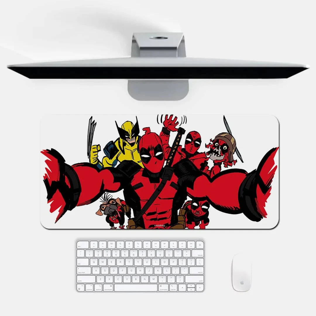 Deadpool Selfie Desk Mat - Neoprene - Medium