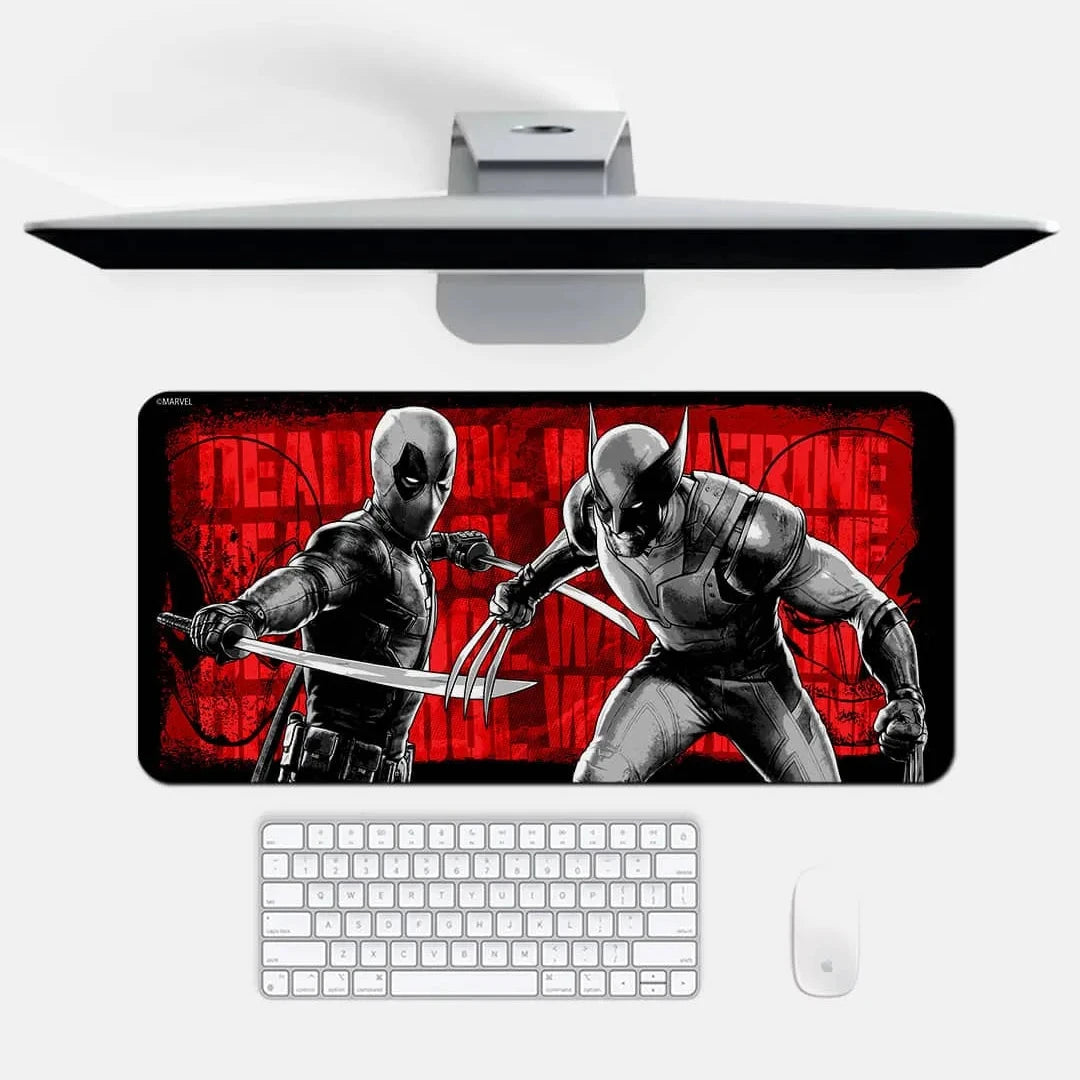 Deadpool Snikt And Sketch Desk Mat - Neoprene - Medium