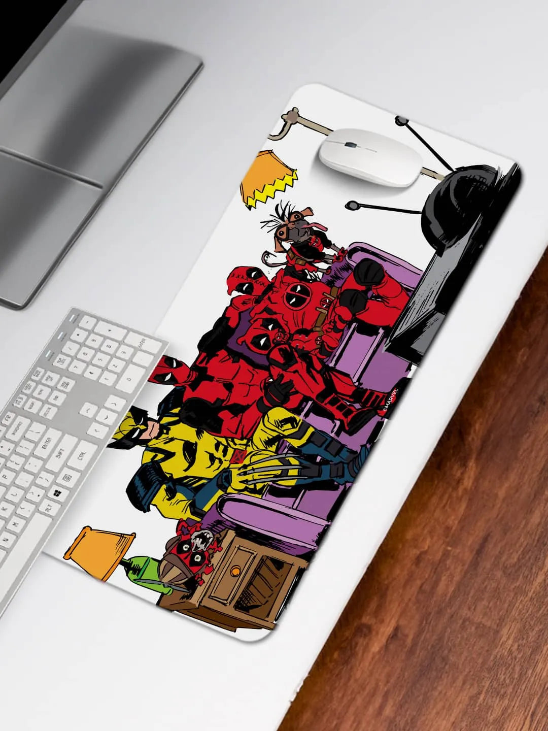 Deadpool Relishing Desk Mat - Neoprene - Medium