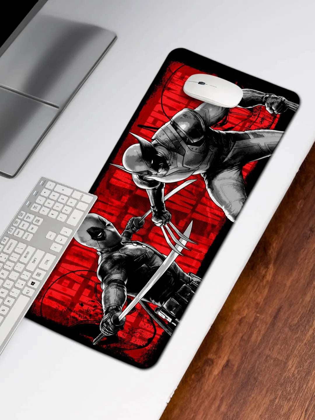 Deadpool Snikt And Sketch Desk Mat - Neoprene - Medium