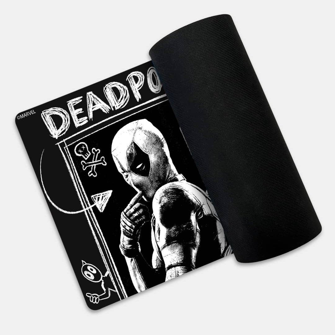 Deadpool And Wolverine Desk Mat - Neoprene - Medium