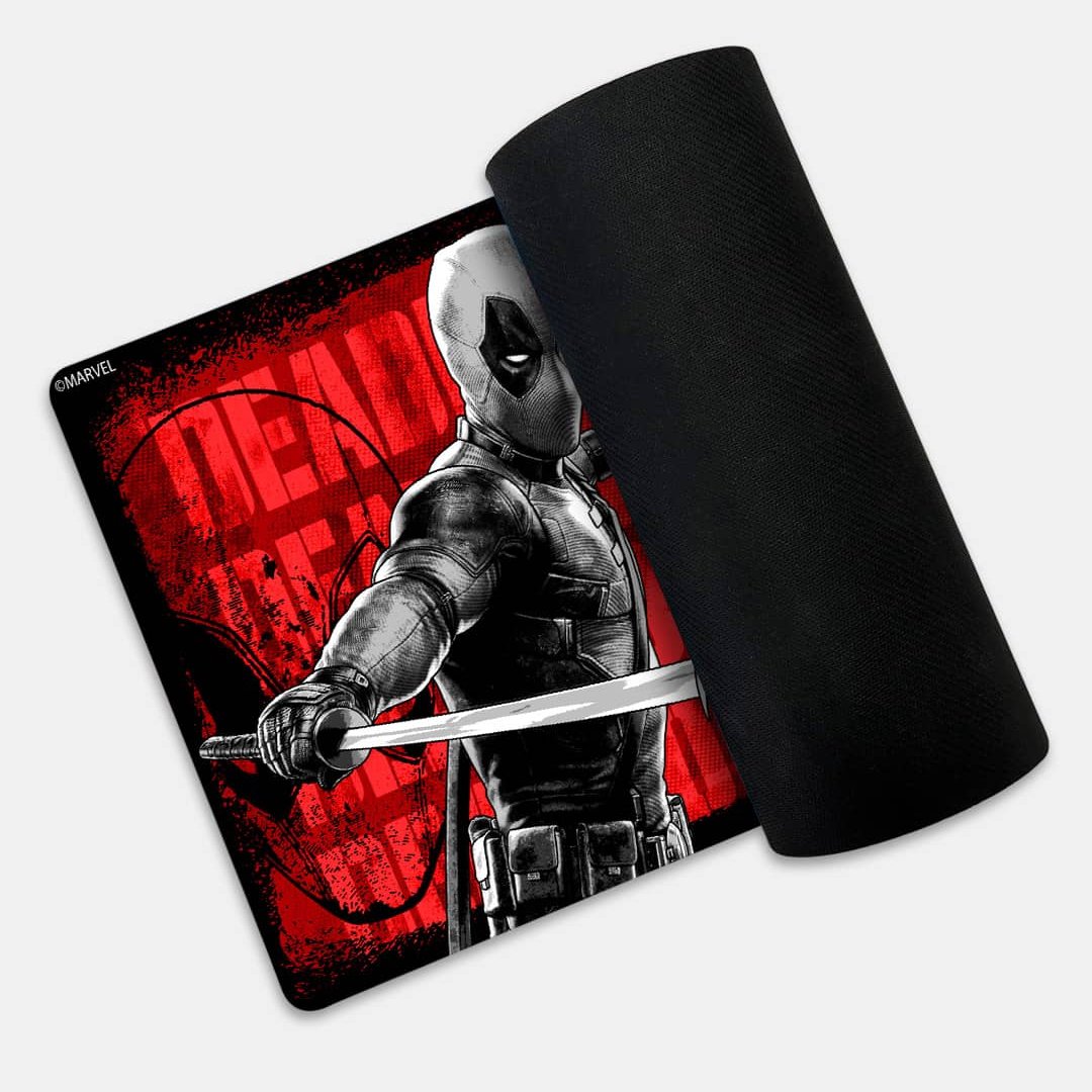 Deadpool Snikt And Sketch Desk Mat - Neoprene - Medium