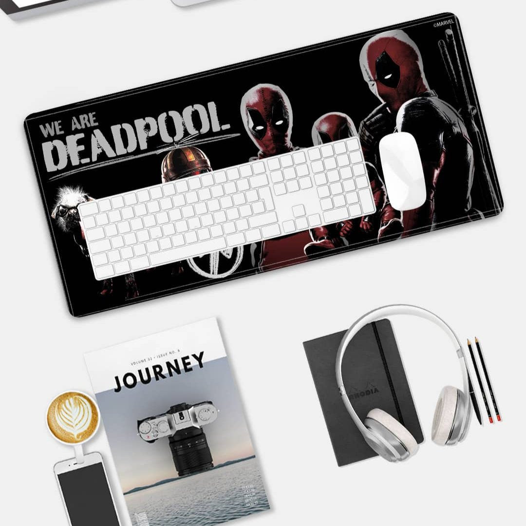 Deadpool Family Desk Mat - Neoprene - Medium