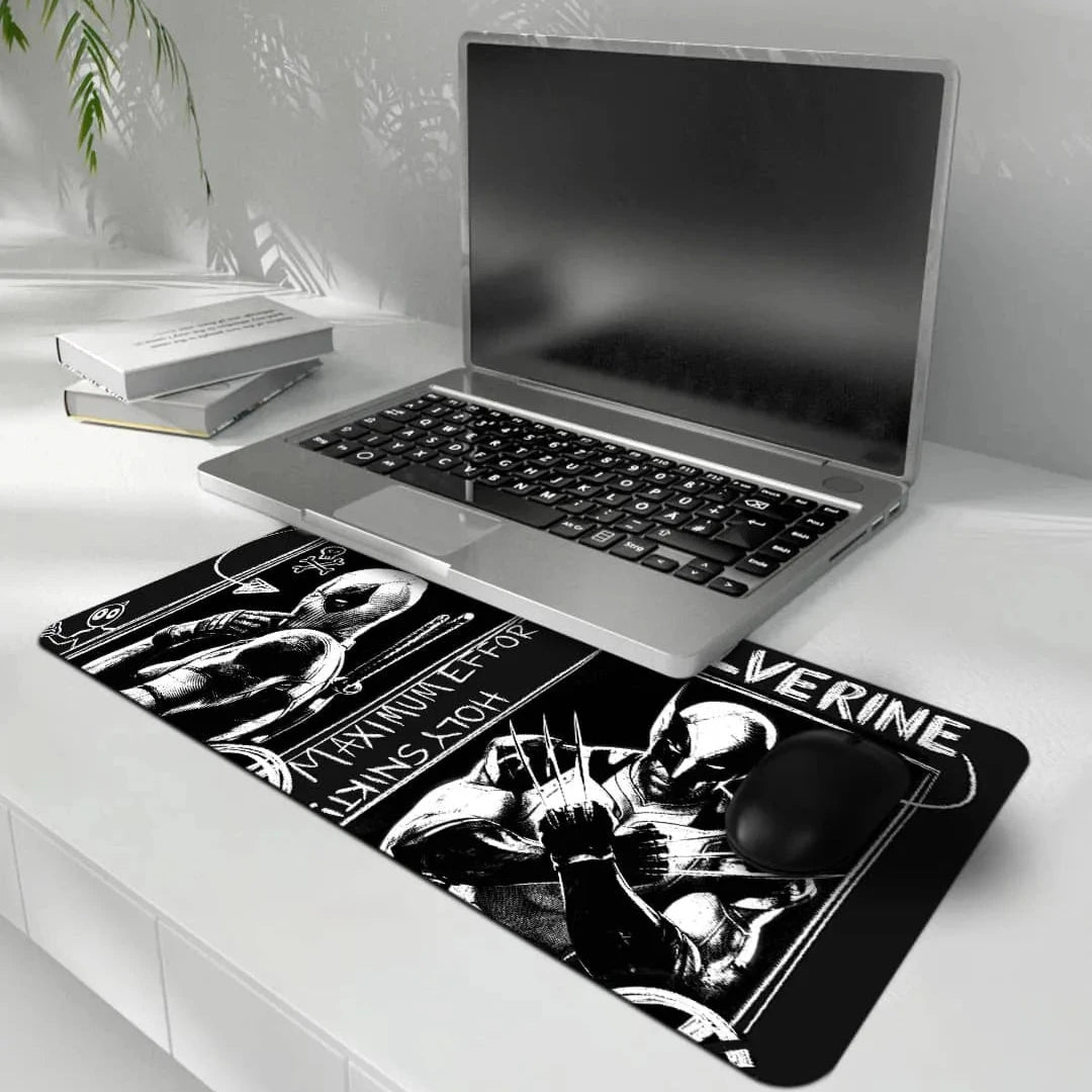 Deadpool And Wolverine Desk Mat - Neoprene - Medium