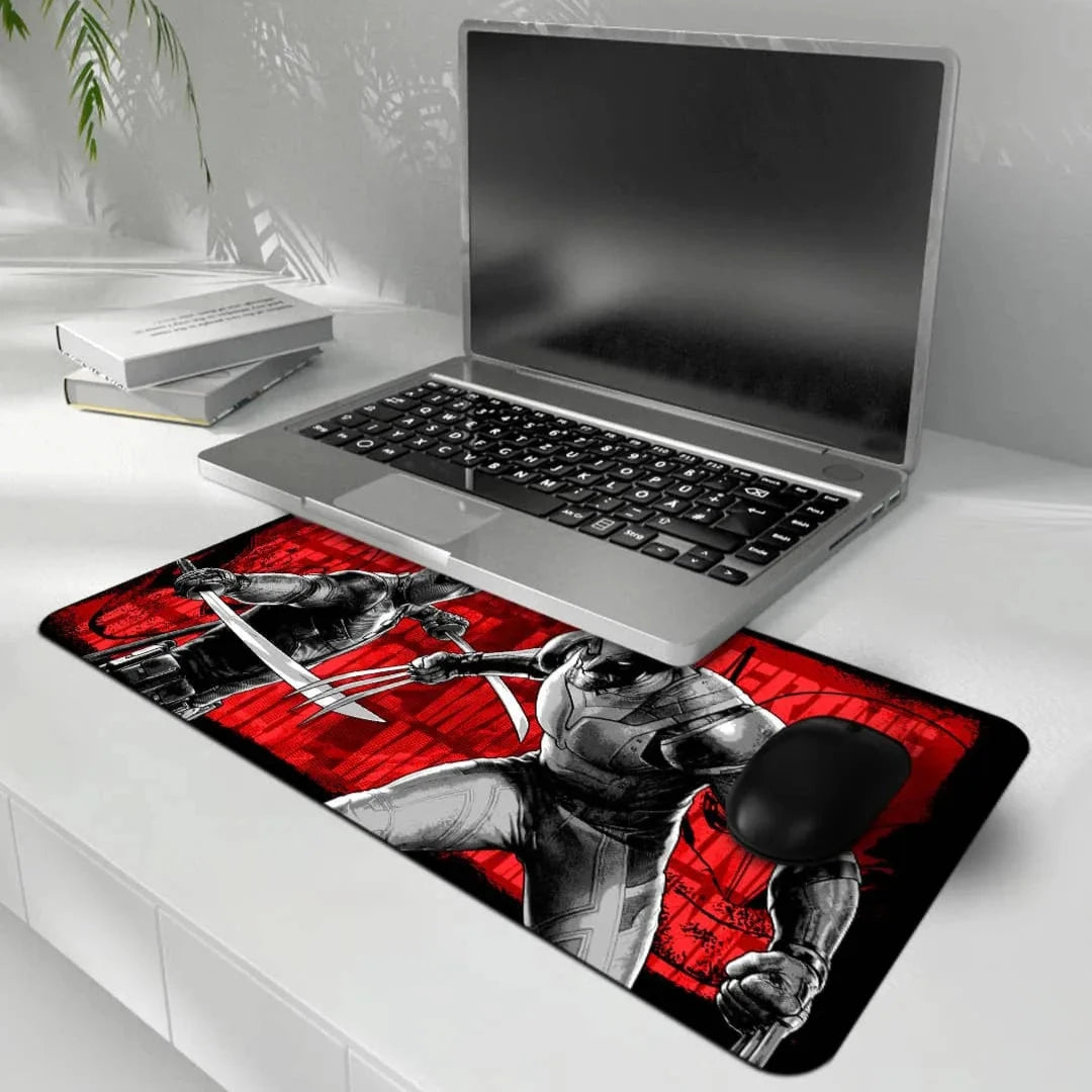 Deadpool Snikt And Sketch Desk Mat - Neoprene - Medium