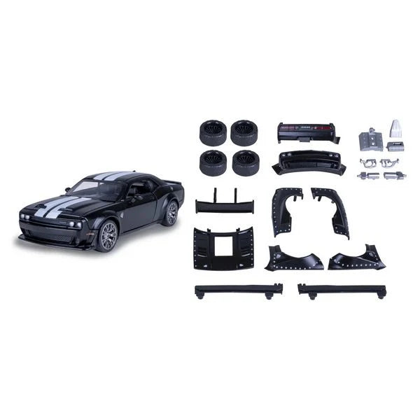 Scale 1 : 36 Official Licensed CCA Cool-Chic Auto 2-In-1 2022 Dodge Challenger SRT Jailbreak Diecast Metal Model Car