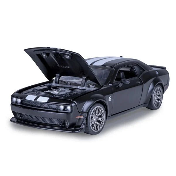 Scale 1 : 36 Official Licensed CCA Cool-Chic Auto 2-In-1 2022 Dodge Challenger SRT Jailbreak Diecast Metal Model Car
