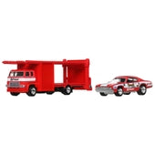Hot Wheels 1:64 Car Culture Team Transport - '73 Plymouth Duster Second Story Lorry Plus Kool Kombi Combo