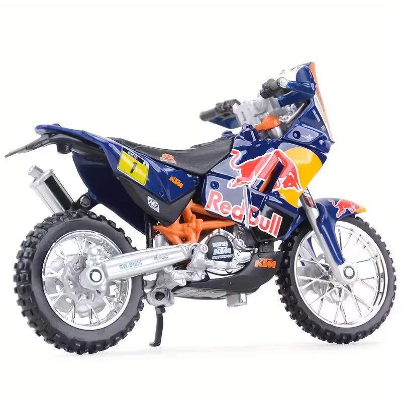 Bburago - 1 : 18 Diecast Scale Model -  Official Licensed Product - KTM 450 Rally (Dakar Rally)