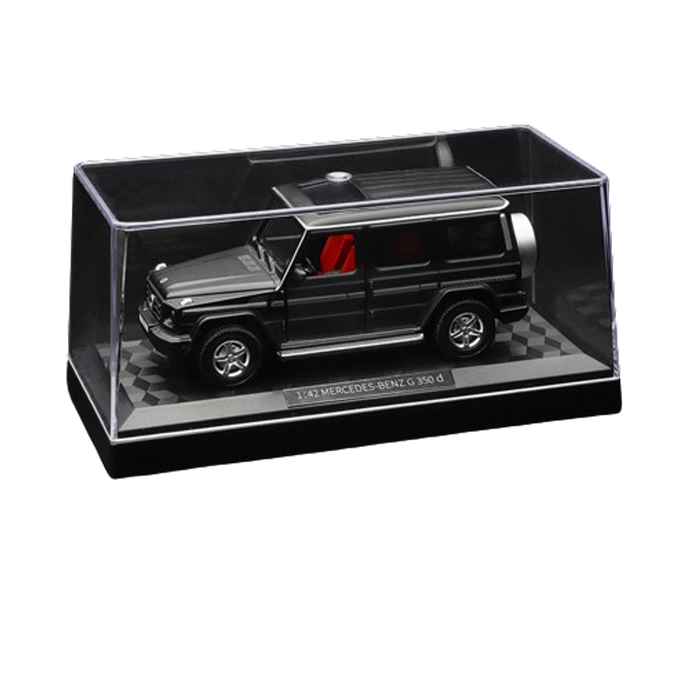 Scale 1 : 42 Official Licensed CCA Cool-Chic Auto Diecast Metal Model Car - Mercedes-Benz G350 d (Black) - With Acylic Case