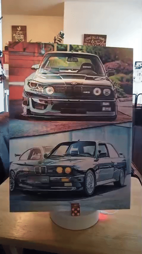 BMW Lenticular 3D Poster