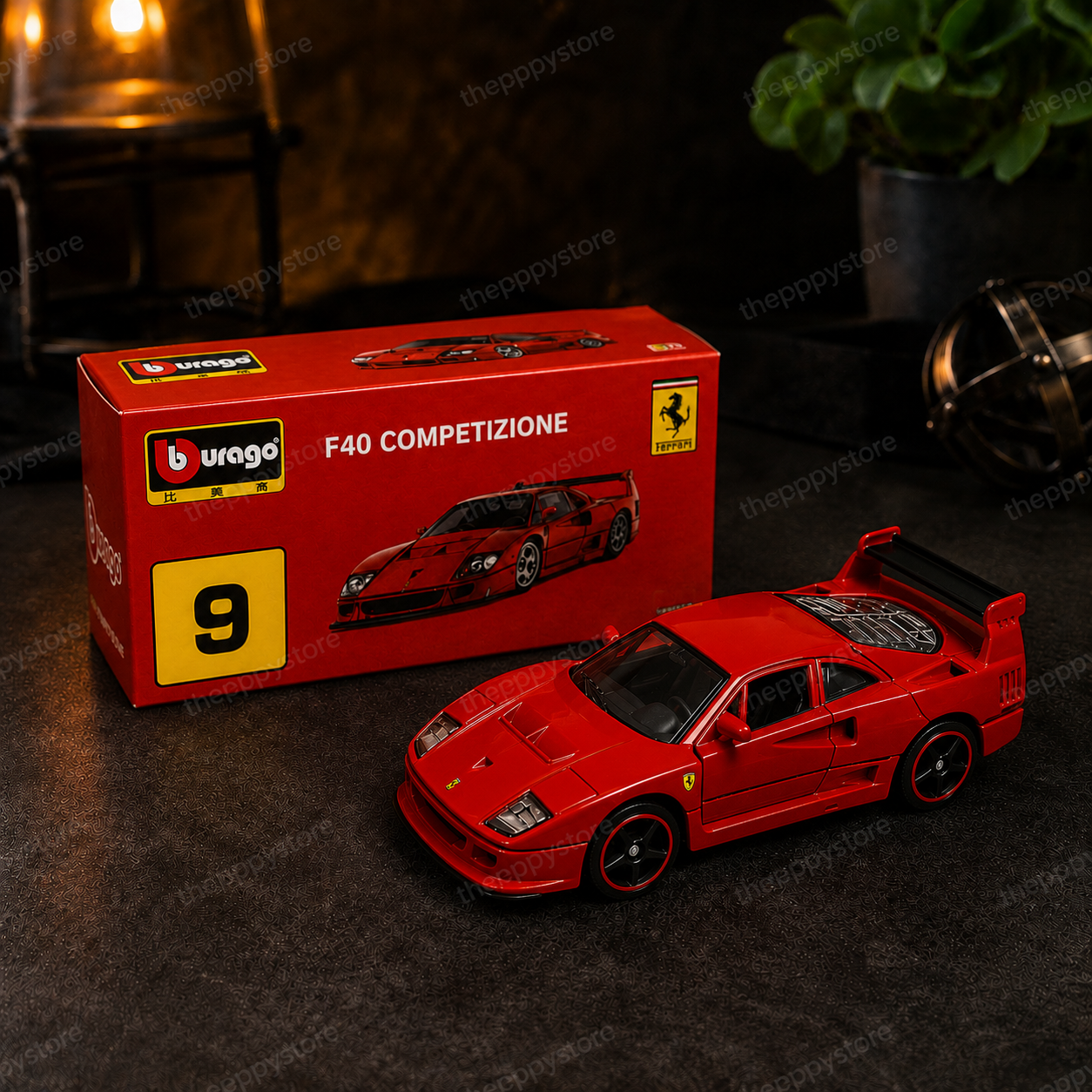 Official Bburago F40 Competizione - 1 : 64 Diecast Scale Model