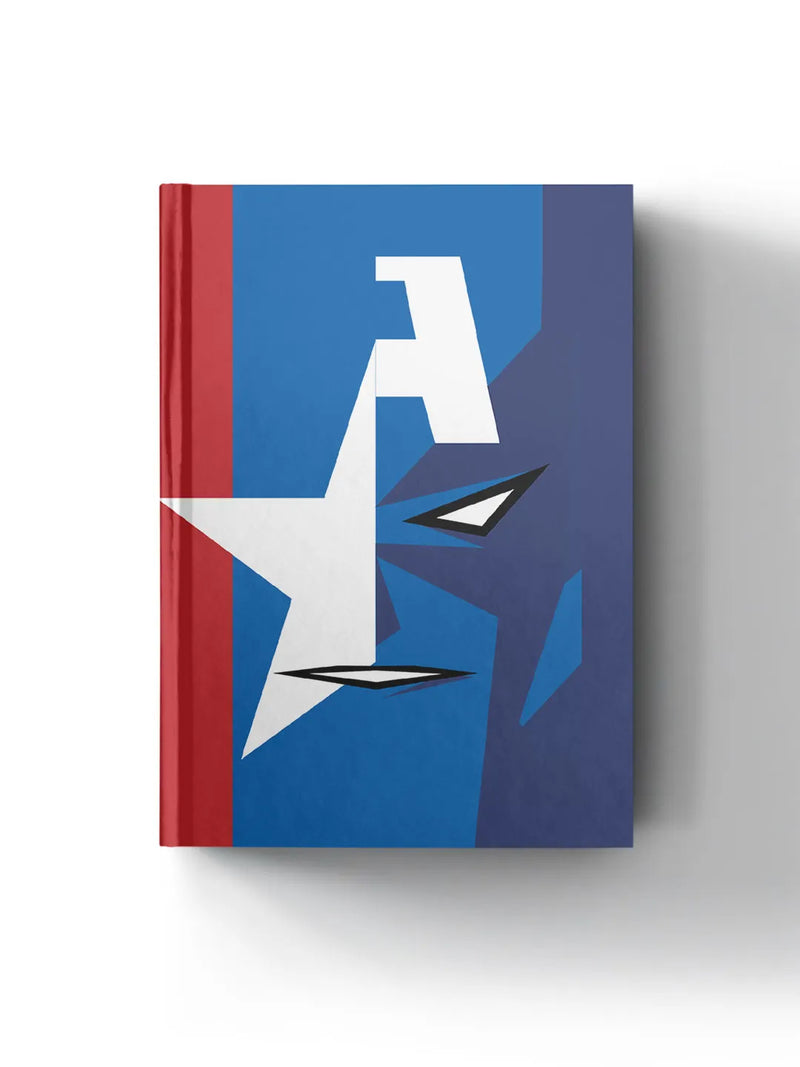 Captain America Face Focus Hardbound Diary